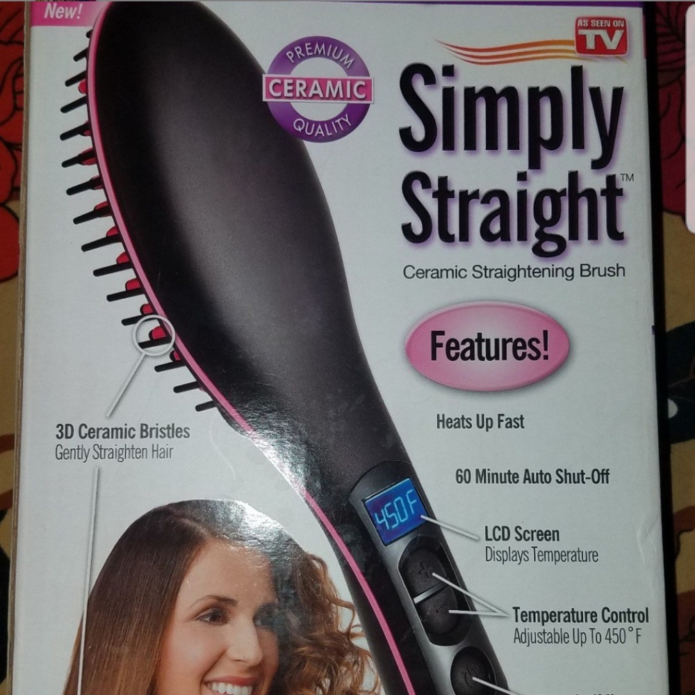 Simply straight hair straightener